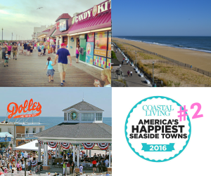 2nd Happiest Seaside Town in USA Rehoboth Beach by Coastal Living Magazine 2016