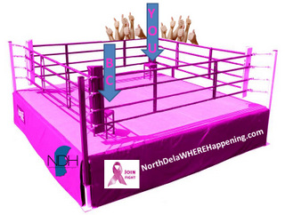 pink boxing ring