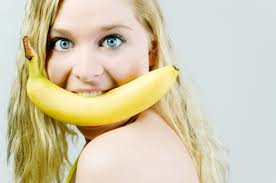 Sinking your teeth into a banana