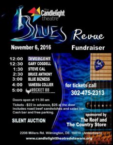 Candlelight Theatre Blues Revue Fundraiser 2016