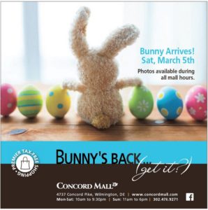 Concord Mall Easter Bunny 2016