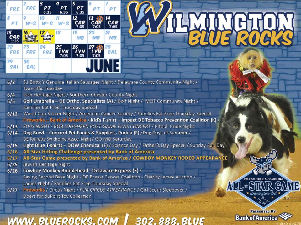 June Preview Wilmington Blue Rocks Baseball
