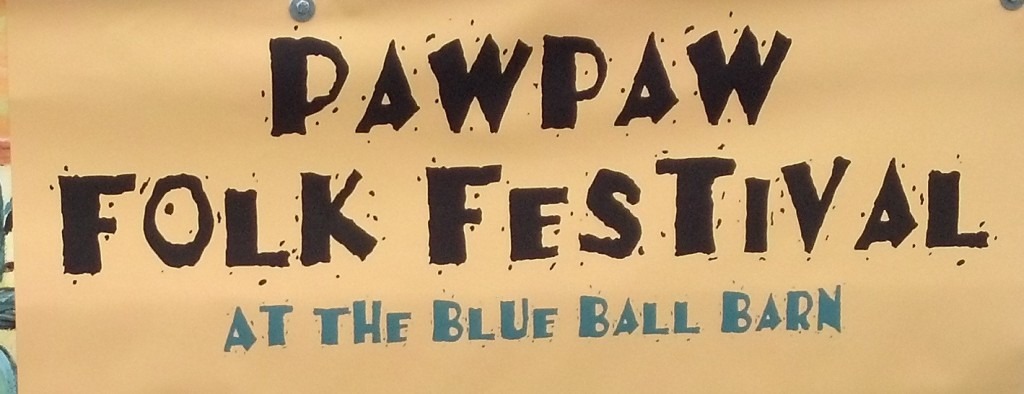 Pawpaw Folk Festival banner