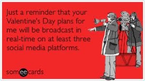 Valentines Day Social Media Broadcast