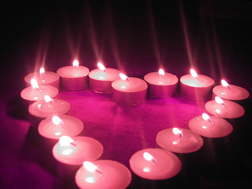 candles-pink-heart-breast-cancer-remembrance