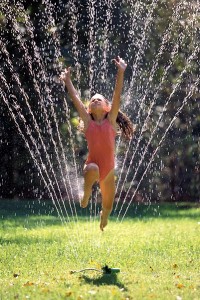 Jumping-Through-Sprinkler