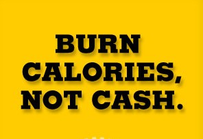planet fitness burn calories not cash