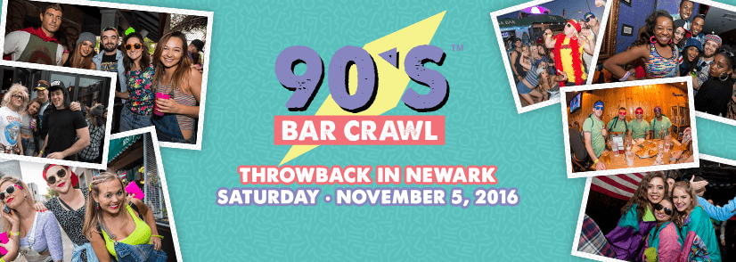 90s Bar Crawl Newark 2016