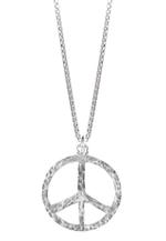 BOMA Hammered Peace Necklace Grass Roots Newark Delaware