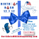 NDH Birthday Bash at Firestone Wilmington Riverfront Dec 7, 2012