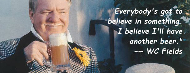WC Fields Beer Quote